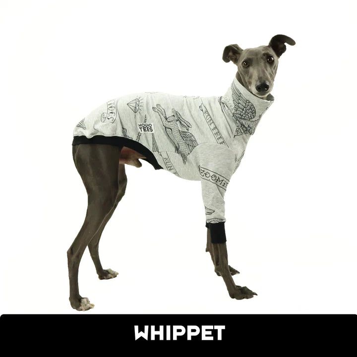 Love Dogs Grey Whippet Tweater
