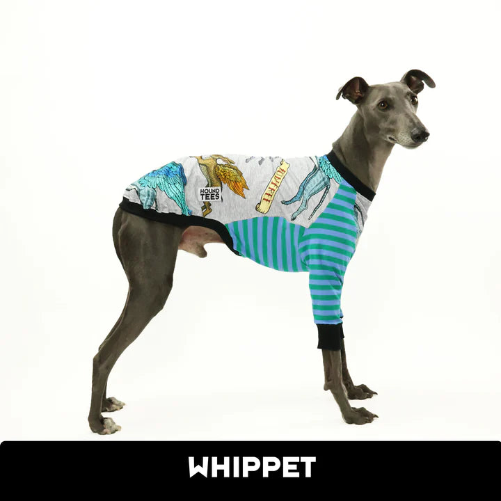 Flying Friends Whippet Hound-Tee