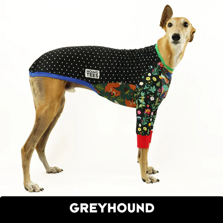 Limited Edition Frankie Print Greyhound Hound-Tee