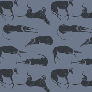 Harriet Lying Around Blue Whippet Sweater