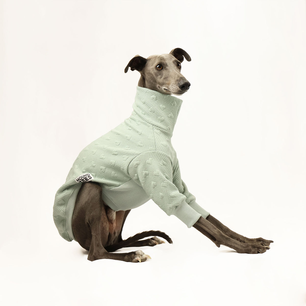 VORBESTELLUNG Olive You Whippet  Quilted Sweater