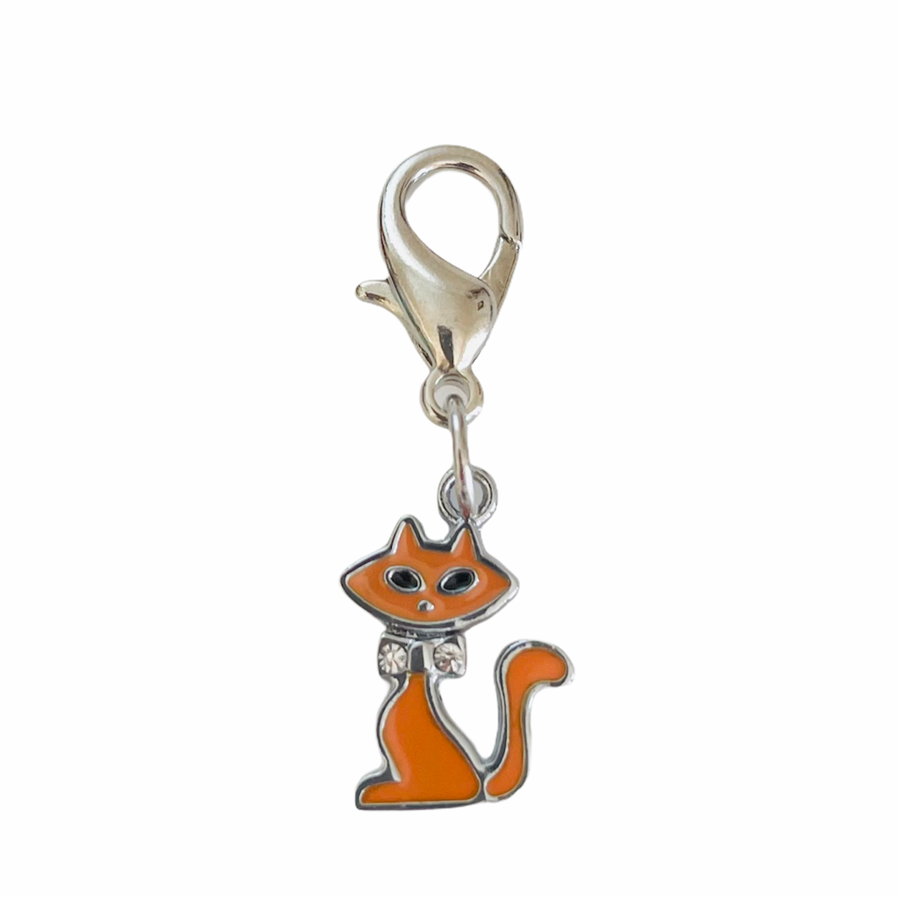 Anhänger Katze orange