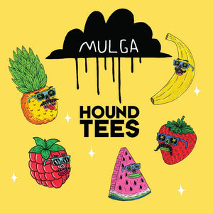 Mulga Fruit Party Whippet Hound-Tee