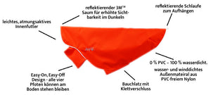Rain Slicker - Regenmantel | Windhunde, schmale Rassen - Auslaufartikel